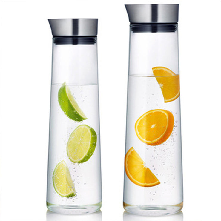 Thick glass juice jug Heat-resistant