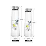 Thick glass juice jug Heat-resistant