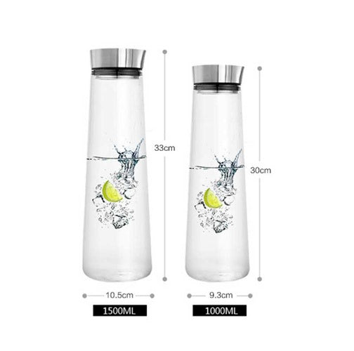 Thick glass juice jug Heat-resistant